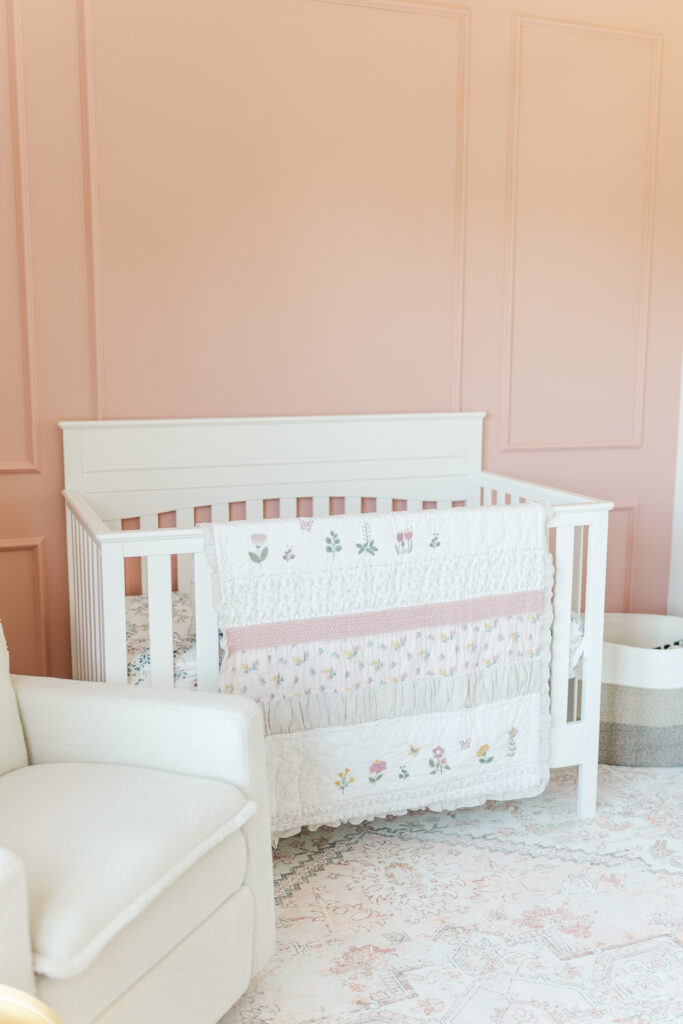 A detail image of a baby girl's nursery.
Central Illinois Newborn Photographer.
Amanda Banik Photography